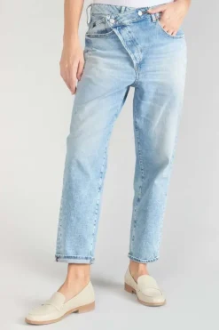 Le Temps des Cerises Cosy Boyfit 7/8Eme Jeans Destroy Bleu N°5 Blue Sale