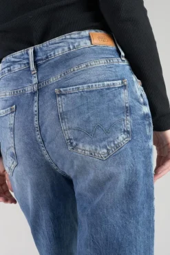 Le Temps des Cerises Cosy Boyfit 7/8Eme Jeans Destroy Vintage Bleu N°4 Blue Fashion