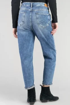Le Temps des Cerises Cosy Boyfit 7/8Eme Jeans Destroy Vintage Bleu N°4 Blue Fashion