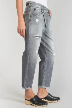 Le Temps des Cerises Cosy Boyfit 7/8Eme Jeans Destroy Gris N°3 Grey Outlet