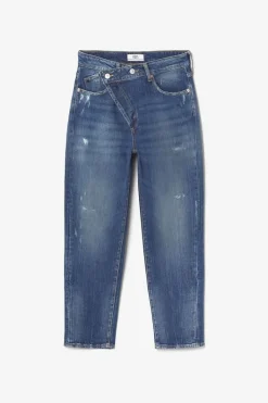 Le Temps des Cerises Cosy Boyfit 7/8Eme Jeans Destroy Bleu N°2 Blue Hot