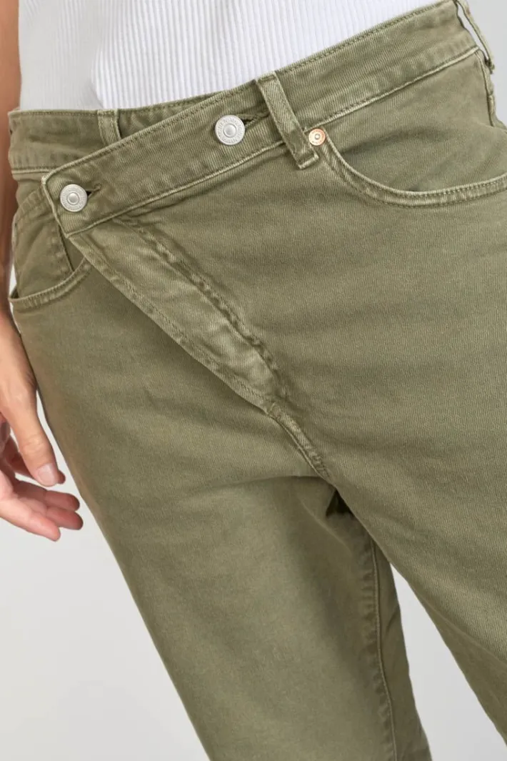 Le Temps des Cerises Cosy Boyfit 7/8Eme Jeans Kaki Boa Clearance