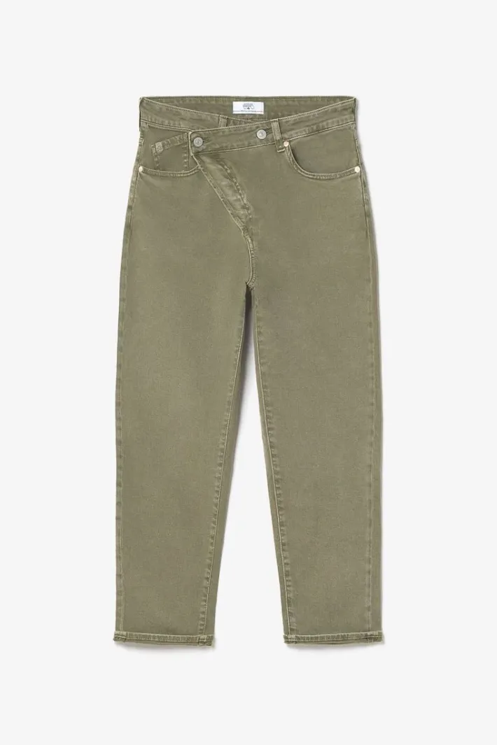 Le Temps des Cerises Cosy Boyfit 7/8Eme Jeans Kaki Boa Clearance