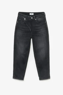 Le Temps des Cerises Cosy Boyfit 7/8Eme Jeans Noir N°1 Black / Black Sale