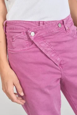 Le Temps des Cerises Cosy Boyfit 7/8Eme Jeans Violet Rose Purple Hot