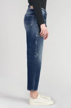Le Temps des Cerises Cosy Pocket Boyfit 7/8Eme Jeans Destroy Bleu N°2 Blue Store