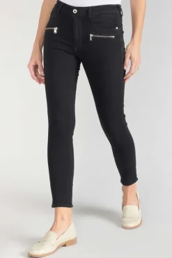 Le Temps des Cerises Dado Pulp Slim Taille Haute 7/8Eme Jeans Noir N°0 Black / Black Sale