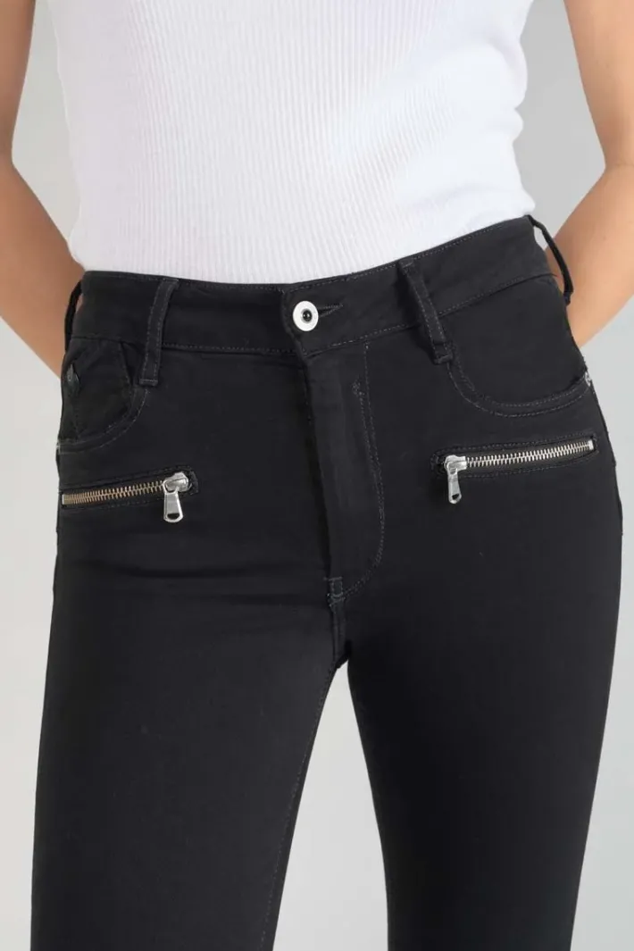 Le Temps des Cerises Dado Pulp Slim Taille Haute 7/8Eme Jeans Noir N°0 Black / Black Sale