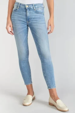 Le Temps des Cerises Dari Pulp Slim Taille Haute 7/8Eme Jeans Bleu N°4 Blue Cheap