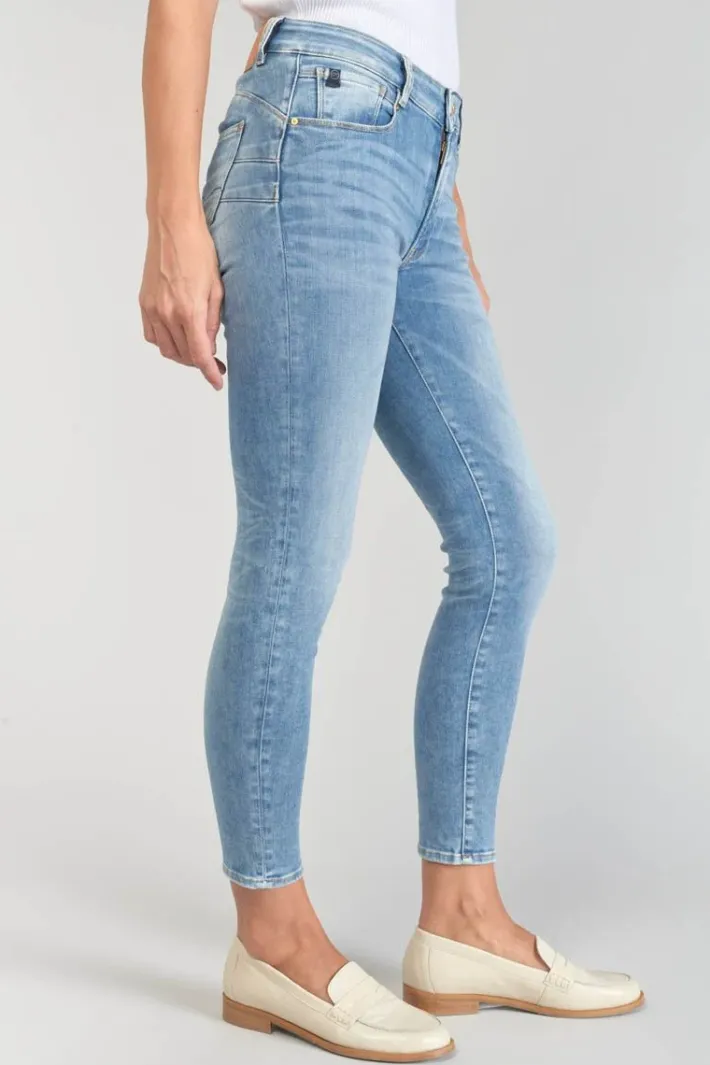 Le Temps des Cerises Dari Pulp Slim Taille Haute 7/8Eme Jeans Bleu N°4 Blue Cheap