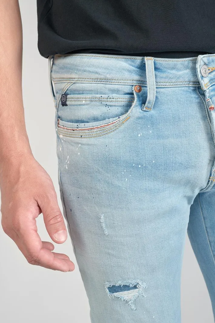 Le Temps des Cerises Delphes 700/11 Adjusted Jeans Destroy Bleu N°5 Blue Store