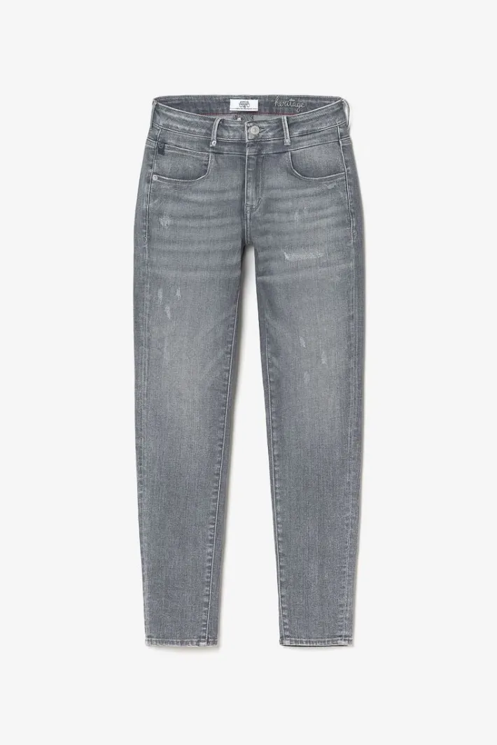Le Temps des Cerises Eylau Power Skinny 7/8Eme Jeans Destroy Gris N°2 Grey Outlet