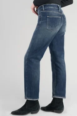 Le Temps des Cerises Fafa 400/18 Mom Taille Haute 7/8Eme Jeans Destroy Bleu N°3 Blue Sale