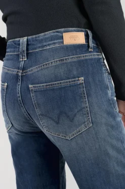 Le Temps des Cerises Fafa 400/18 Mom Taille Haute 7/8Eme Jeans Destroy Bleu N°3 Blue Sale