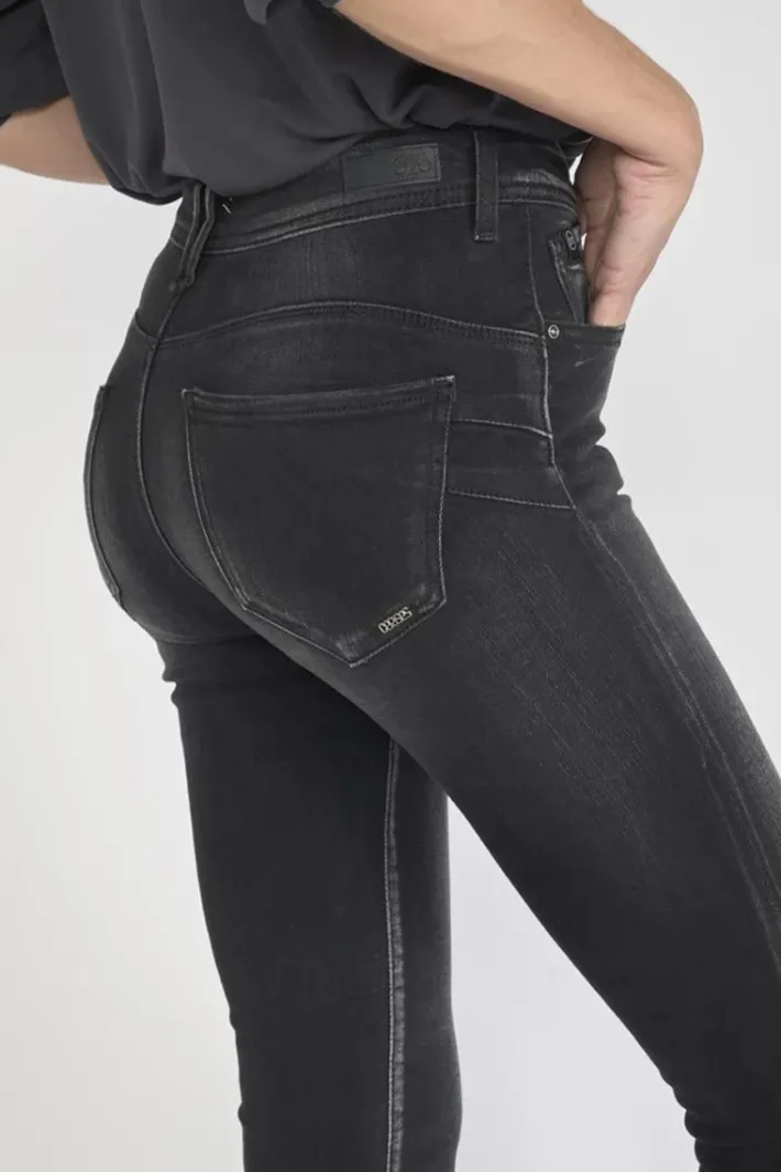 Le Temps des Cerises Foley Pulp Slim Taille Haute Jeans Noir N°1 Black / Black Shop