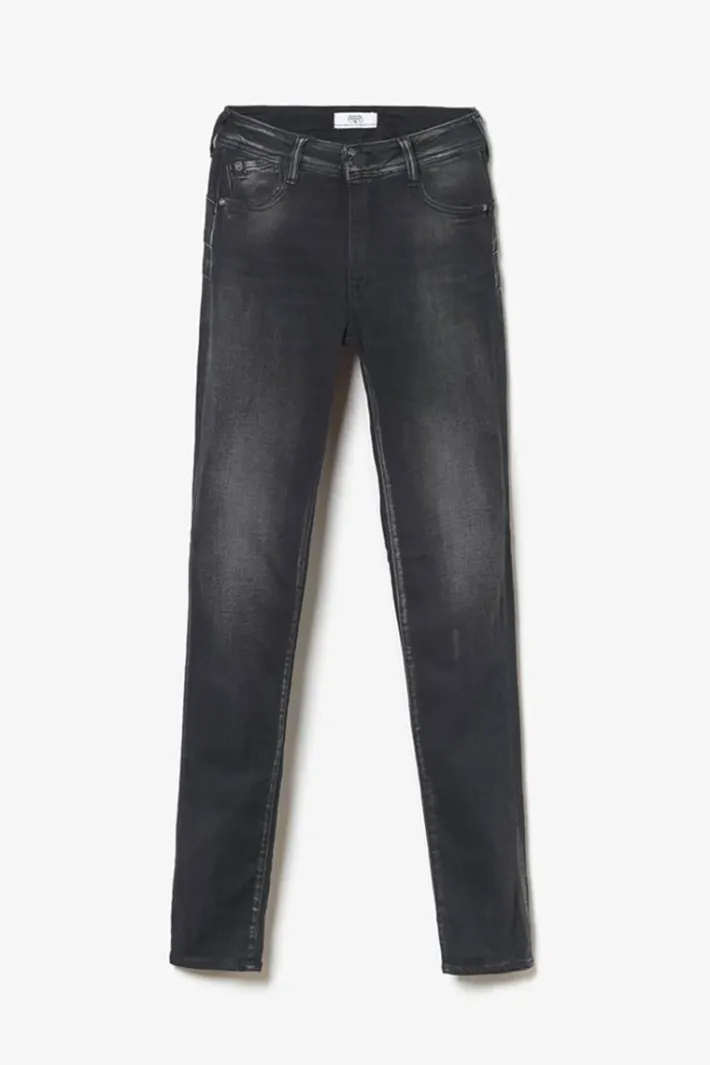 Le Temps des Cerises Foley Pulp Slim Taille Haute Jeans Noir N°1 Black / Black Shop