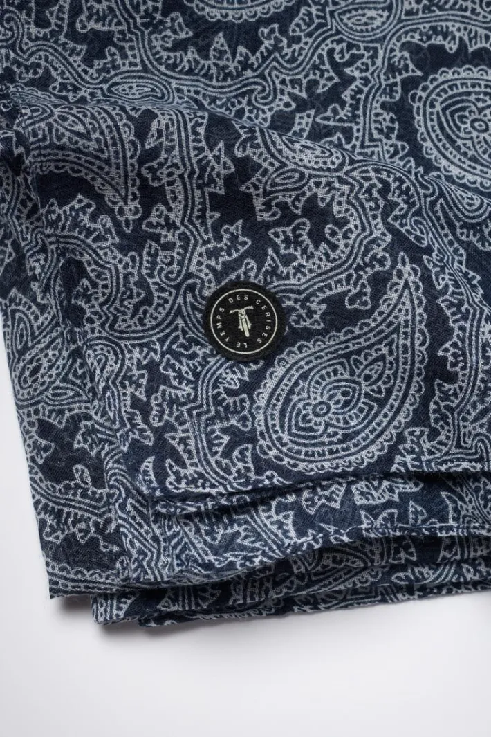Le Temps des Cerises Foulard Doler A Motif Cachemire Peacoat Best