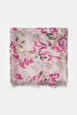 Le Temps des Cerises Foulard Doriana A Motif Fleuri Aster Cheap