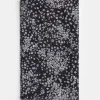Le Temps des Cerises Foulard Jadida A Motif Fleuri Noir Et Blanc Black Flower Shop