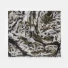 Le Temps des Cerises Foulard Jadida Kaki Lizard Sale