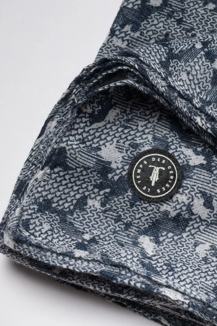 Le Temps des Cerises Foulard Rimor Bleu Nuit Peacoat Cheap