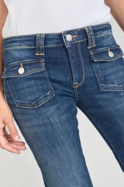 Le Temps des Cerises Four Flare Jeans Bleu N°2 Blue Discount