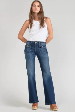 Le Temps des Cerises Four Flare Jeans Bleu N°2 Blue Discount