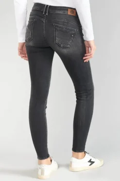 Le Temps des Cerises Geos Pulp Slim 7/8Eme Jeans Destroy Noir N°1 Black / Black Best Sale