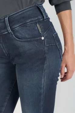 Le Temps des Cerises Gush Ultra Pulp Slim 7/8Eme Jeans Bleu-Noir N°1 Blue / Black Discount