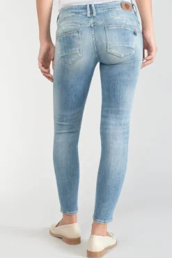 Le Temps des Cerises Jako Pulp Slim 7/8Eme Jeans Destroy Bleu N°4 Blue Hot