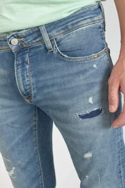 Le Temps des Cerises Jogg 700/11 Adjusted Jeans Destroy Bleu N°4 Blue Hot