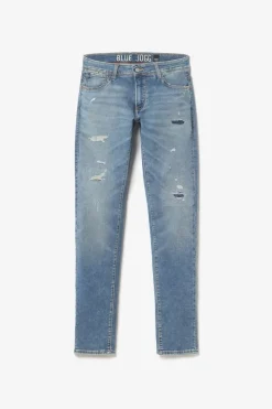 Le Temps des Cerises Jogg 700/11 Adjusted Jeans Destroy Bleu N°4 Blue Hot