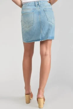 Le Temps des Cerises Jupe Alofi En Jeans Bleu Clair Blue Best Sale