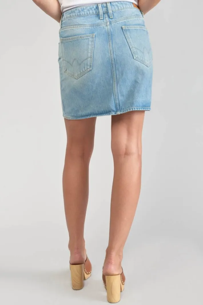 Le Temps des Cerises Jupe Alofi En Jeans Bleu Clair Blue Best Sale