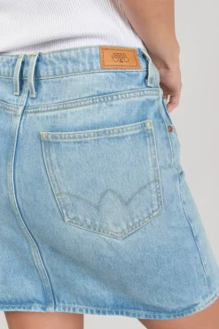Le Temps des Cerises Jupe Alofi En Jeans Bleu Clair Blue Best Sale