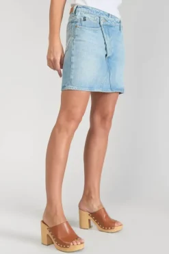 Le Temps des Cerises Jupe Alofi En Jeans Bleu Clair Blue Best Sale