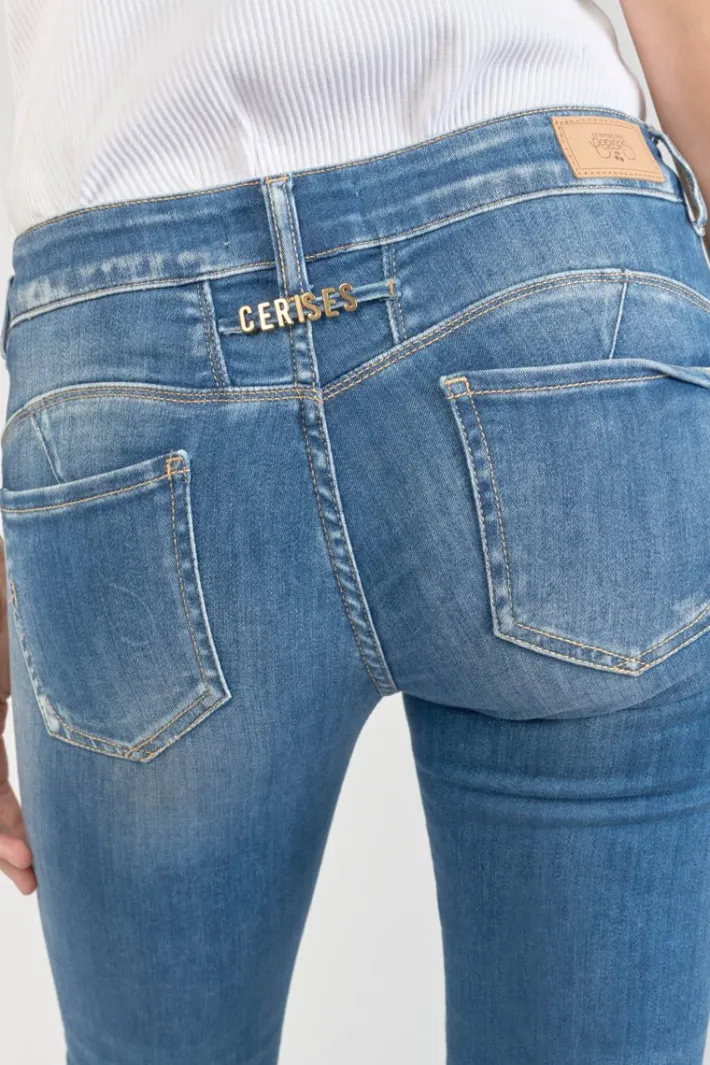 Le Temps des Cerises Kawi Pulp Slim 7/8Eme Jeans Bleu N°3 Blue New