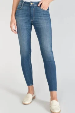 Le Temps des Cerises Kirr Pulp Slim Taille Haute 7/8Eme Jeans Bleu N°3 Blue Best