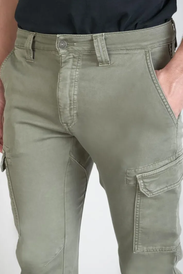 Le Temps des Cerises Koge Army Jogg Tapered Arque Kaki Khaki Best Sale
