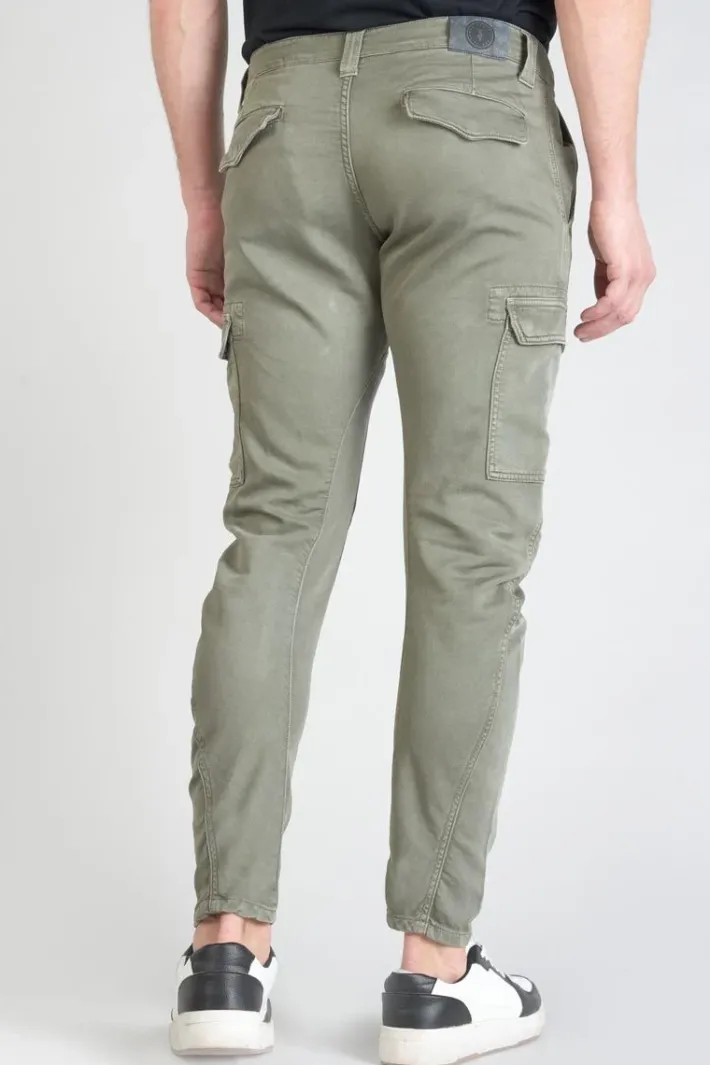 Le Temps des Cerises Koge Army Jogg Tapered Arque Kaki Khaki Best Sale