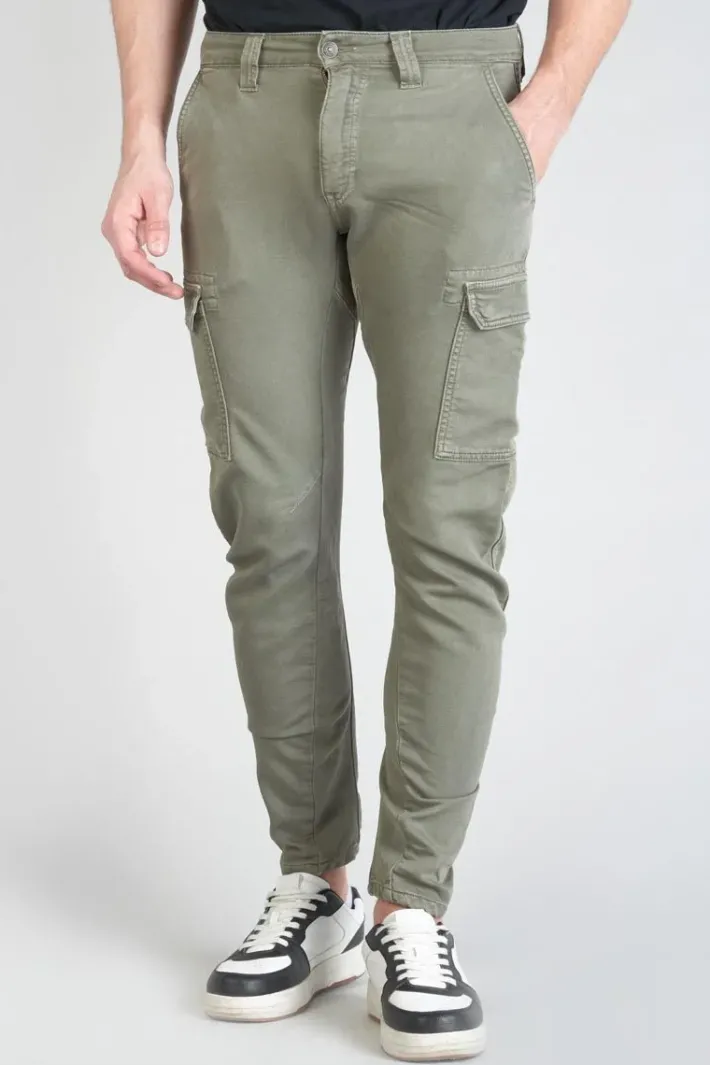 Le Temps des Cerises Koge Army Jogg Tapered Arque Kaki Khaki Best Sale