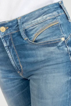 Le Temps des Cerises Lump Pulp Slim Taille Haute 7/8Eme Jeans Bleu N°3 Blue / Black Store