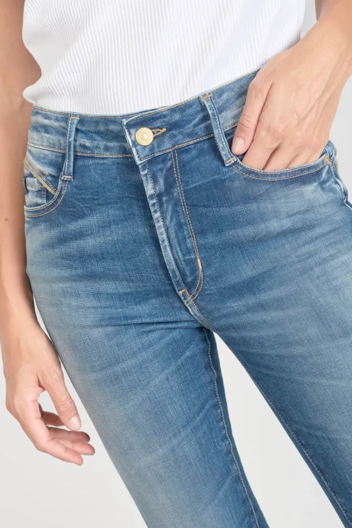 Le Temps des Cerises Lump Pulp Slim Taille Haute 7/8Eme Jeans Bleu N°3 Blue / Black Store