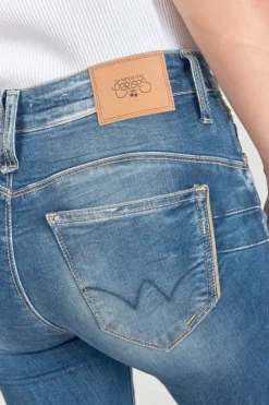 Le Temps des Cerises Lump Pulp Slim Taille Haute 7/8Eme Jeans Bleu N°3 Blue / Black Store