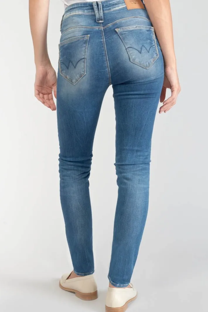 Le Temps des Cerises Lump Pulp Slim Taille Haute 7/8Eme Jeans Bleu N°3 Blue / Black Store