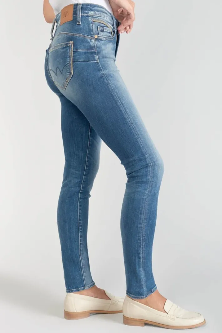 Le Temps des Cerises Lump Pulp Slim Taille Haute 7/8Eme Jeans Bleu N°3 Blue / Black Store