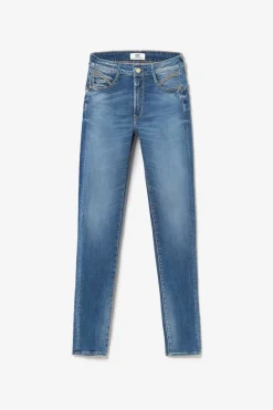 Le Temps des Cerises Lump Pulp Slim Taille Haute 7/8Eme Jeans Bleu N°3 Blue / Black Store