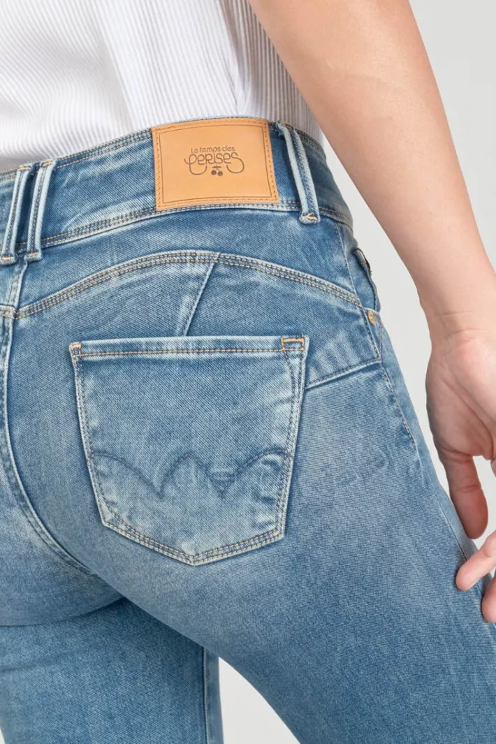Le Temps des Cerises Luri Ultra Pulp Slim Taille Haute 7/8Eme Jeans Bleu N°4 Blue Fashion