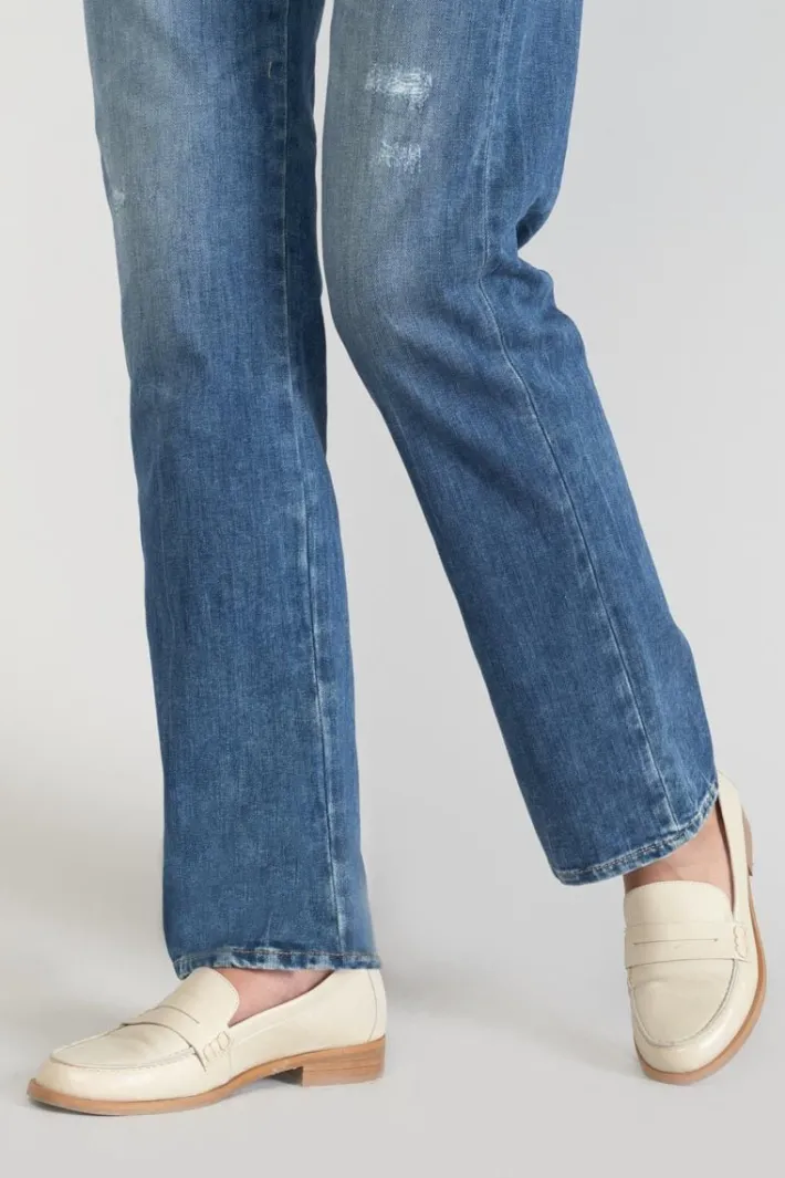 Le Temps des Cerises Luxe 400/19 Mom Taille Haute Jeans Destroy Bleu N°2 Blue Discount