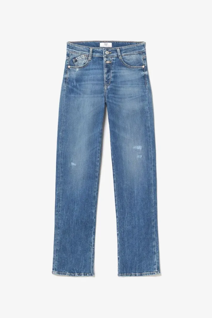 Le Temps des Cerises Luxe 400/19 Mom Taille Haute Jeans Destroy Bleu N°2 Blue Discount